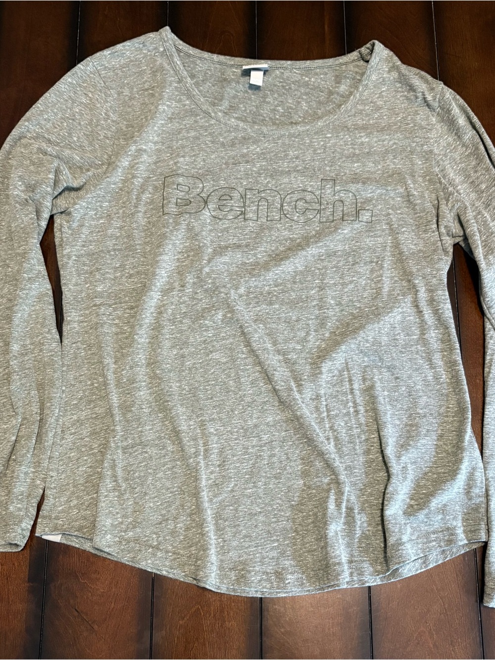 Bench Olive Green Long-Sleeve Logo Tee
